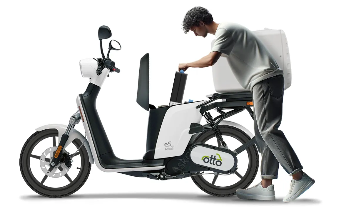 Otto battery swap — exchange your battery for a charged one at the Hammersmith workshop