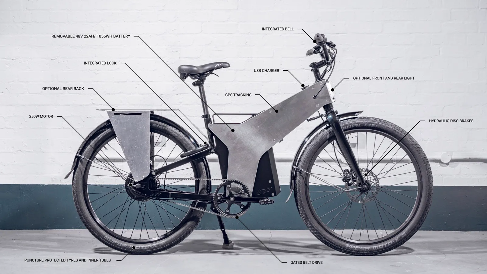 Rider on an ETT Trayser 2.0 in London