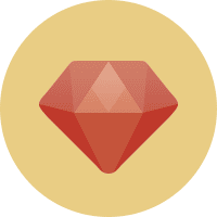 A Red Diamond On A Yellow Background.